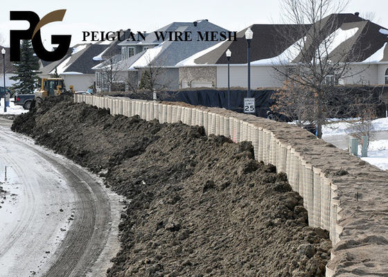 Hot Dip Galvanized  Flood Barrier For Security Protection