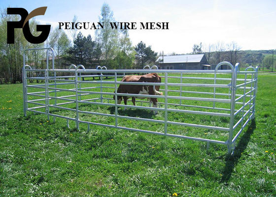 Panneau galvanisé plongé chaud de yard de bétail, barrière Panels de cheval en métal de ferme